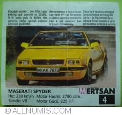 4 - Maserati Spyder