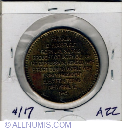 Image #2 of FDR medal