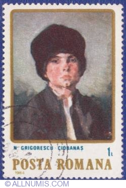 1 Leu - N. Grigorescu 'Small Shepherd"