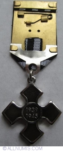 Crucea Comemorativă - Al II-lea Război Mondial, 1939-1945