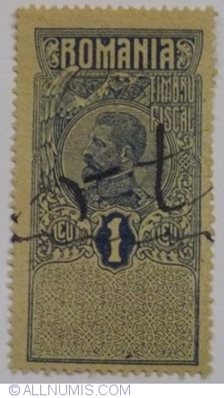 1 Leu 1919 - Timbru fiscal