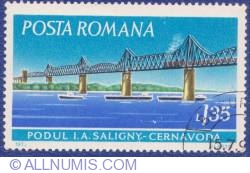 1.35 Lei -  Podul I.A. Saligny - Cernavodă