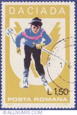 1.50 Lei - Daciada - Skiing