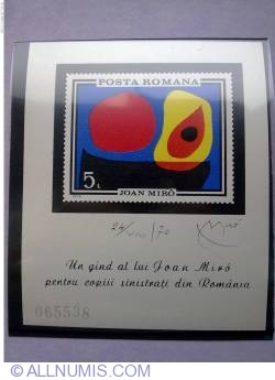 5 Lei 1970 - Joan Miro