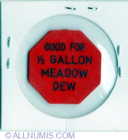 1/2 gallon Meadow Dew milk