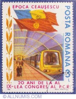 3 Lei - Ceausescu - Bucharest Underground