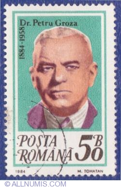 Image #1 of 50 Bani - Dr. Petru Groza (1884 - 1958)