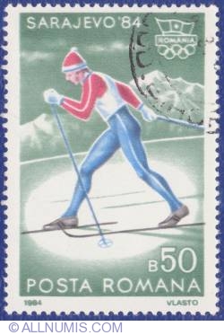 50 Bani - Sarajevo '84 - Cross-country skiing