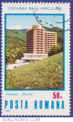 50 Bani -  Staţiunea Băile Herculane - Hotelul Diana