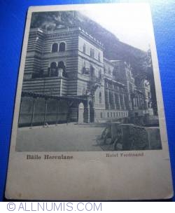 Băile Herculane - Hotel Ferdinand (1933)