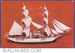 Image #1 of Romanian Navy Museum - The brig "Mircea", the first sailing and motor training ship of the Romanian sea service. 1882 (model)