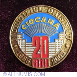 20 ani de la fondarea sectorului Ciocana-Chisinau