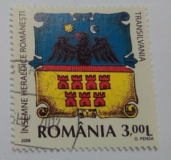3 Lei - Romanian heraldic insignia - Transylvania