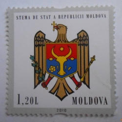 Image #1 of 1.20 Lei - Coat of Arms of Moldova Republic