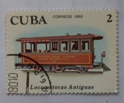 2 Centavos 1980 - Locomotoras Antiguas
