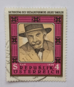4 Schilling 1986 - Julius Tandler(1869-1936)