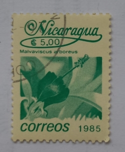 Image #1 of 5 Cordoba 1986 - Malvaviscus arboreus
