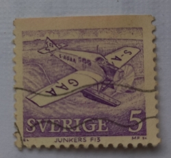 5 Öre 1972 - Junkers F-13