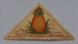 Image #1 of 0.5 Franc 1962 - Pineapple (Ananas sativus)