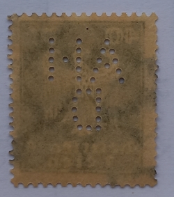 40 Rentenpfennig 1924 - Perforated