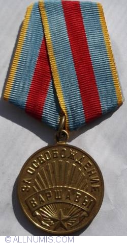 Image #1 of Medal "For the Liberation of Warsaw"