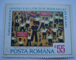 55 Bani - Organizatia pionierilor din Romania