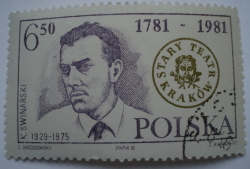 Image #1 of 6.50 Zloty 1981 - Konrad Swinarski (1929-1975), Stage Manager