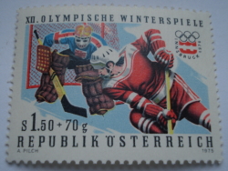 1.50 Schillings + 0.70 Groschen 1975 - Ice Hockey