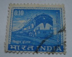 Image #1 of 0.10 Rupee - Locomotiva electrica