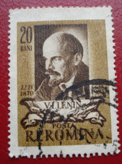 20 Bani 1955 - Vladimir Lenin (1870-1924)