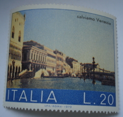 20 Lire 1973 - Schiavoni Shore ( Save Venice)