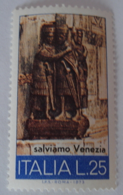 Image #1 of 25 Lire 1973 - "The Tetrarchs" ( Save Venice )