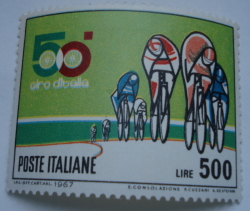 500 Lire 1967 - Racing Cyclists