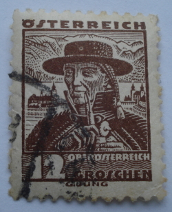 Image #1 of 12 Groschen - Farmer from Traun, Upper Austria