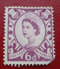 Image #1 of 6 Pence 1958 - Queen Elizabeth II - Scotland Issue
