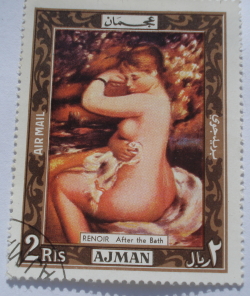 2 Riyal - După baie; de Renoir
