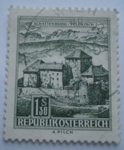 1.30 Schillings - Schattenburg Castle, Feldkirch (Vorarlberg)