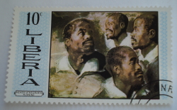 10 Cents - Rubens : Heads of Negroes