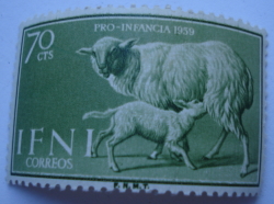 70 Centimos 1959 - Ewe and Lamb
