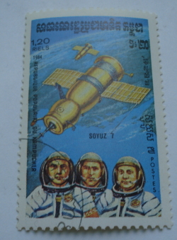 Image #1 of 1,20 Riels 1984 - Soyuz 7