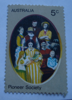 Image #1 of 5 Cents 1972 - Pioneer Family