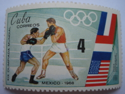 4 Centavos 1968 - Boxing