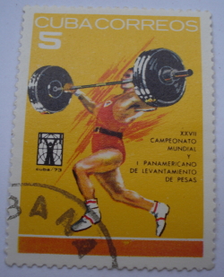 Image #1 of 5 Centavos 1973 - Weight Lifting Position