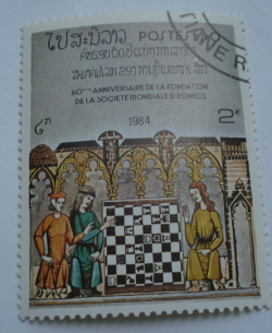 Image #1 of 2 Kip 1984 - Woman teaching girls to play chess