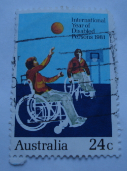 Image #1 of 24 Cents 1981 - International Year of Disabled Persons