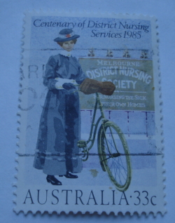 Image #1 of 33 Cents 1985 - Centenary of District Nursing Services