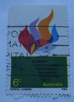 Image #1 of 6 Cents 1970 - 16th Commonwealth Parliamentary Association Conference