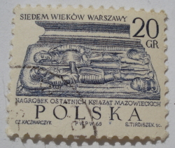 Image #1 of 20 Grosz - Tombstone of Last Duke of Mazovia - Warsaw