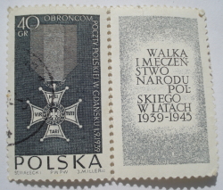 Image #1 of 40 Grosz - Crucea Militară Virtuti, Eticheta Dreapta