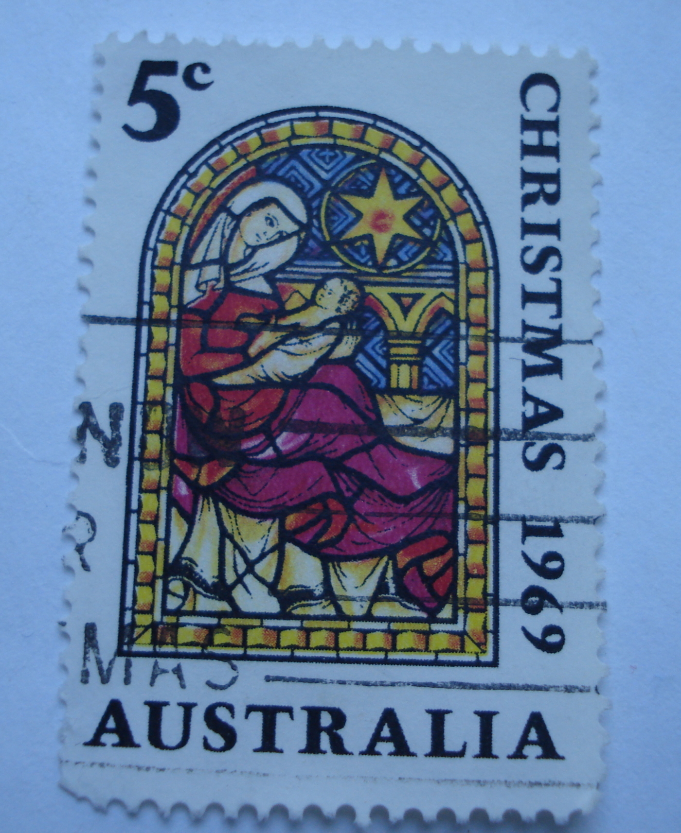 5 Cents 1969 Christmas 1969 1969 Australia Stamp 52462